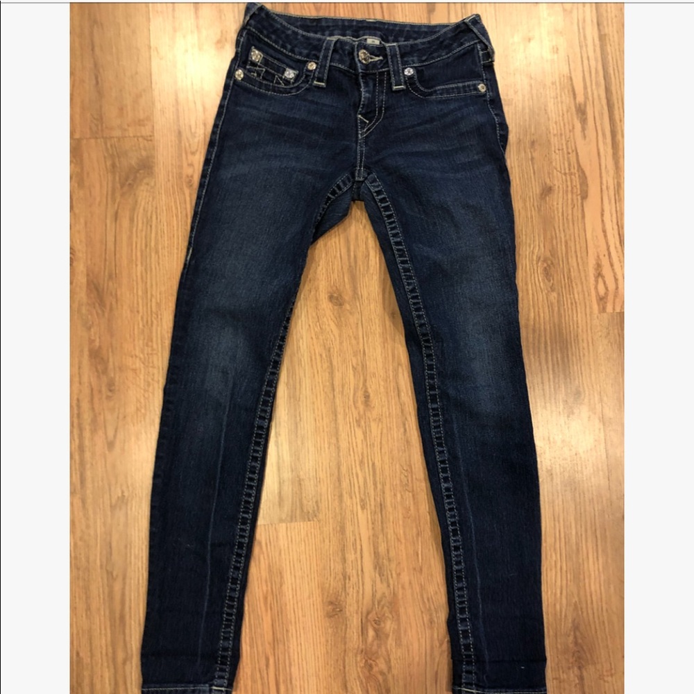 True Religion Super Low Rise Skinny Jeans